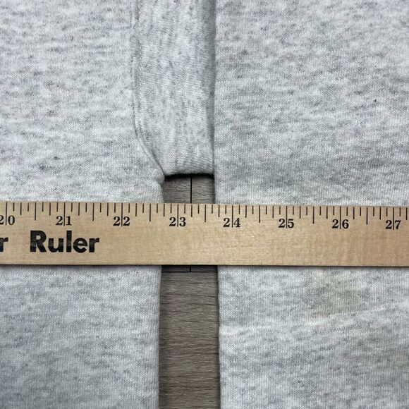 Vintage Sweatshirt Mens Extra Large Gray Riders 90s Black Fleece - Picture 9 of 11